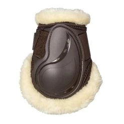Back On Track Airflow Light Fetlock Boot W/Faux Fur - Brown
