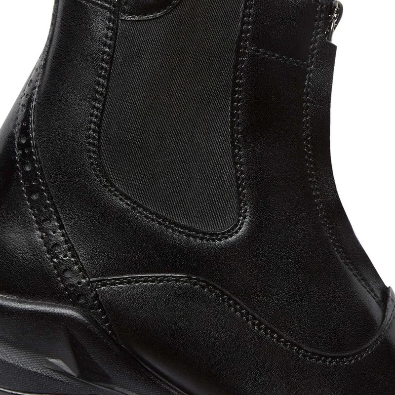 Horze Women's Wicklow Front Zip Paddock Boots - Black 4 Horze Women's Wicklow Front Zip Paddock Boots - Black - Image 2