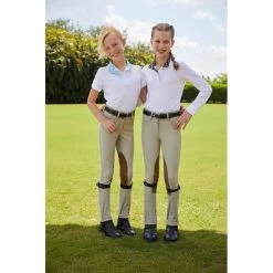 RJ Classics Kids' Sadie Jr 37.5 Short Sleeve Show Shirt - White/Flamingos -Horse Supplies Store 675921 800 800