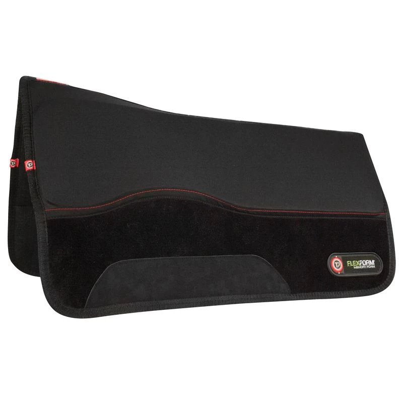 T3 Felt FlexForm Microsuede Western Pad - Black 3 T3 Felt FlexForm Microsuede Western Pad - Black