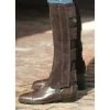 Ovation EZE Tab Suede Half Chaps - Brown