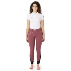 Horze Women's High Waist Full Seat Breeches W/Crystals - Huckkleberry Purple 8 Horze Women's High Waist Full Seat Breeches W/Crystals - Huckkleberry Purple -Horse Supplies Store 677351 800 800