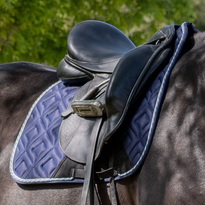 Equinavia Stockholm NordicAir Dressage Pad - Navy Blue 3 Equinavia Stockholm NordicAir Dressage Pad - Navy Blue