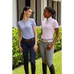 RJ Classics Women's Liza Short Sleeve Tech Tee Shirt - Blue Lilac -Horse Supplies Store 679539 800 800