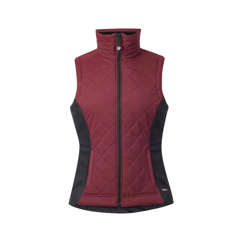 Kerrits Women's Full Motion Quilted Vest - Sangria 3 Kerrits Women's Full Motion Quilted Vest - Sangria