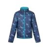 Kerrits Kids' Pony Tracks Reversible Quilted Jacket - Ink Run Free/Peacock -Horse Supplies Store 682764 800 800