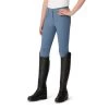 Ovation Women's Signature Bellissima II GripTec Knee Patch Breeches - Indigo -Horse Supplies Store 696383 800 800