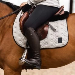 Horze Smoky Twilight Air Mesh All Purpose Saddle Pad - Quiet Grey -Horse Supplies Store 696511 800 800